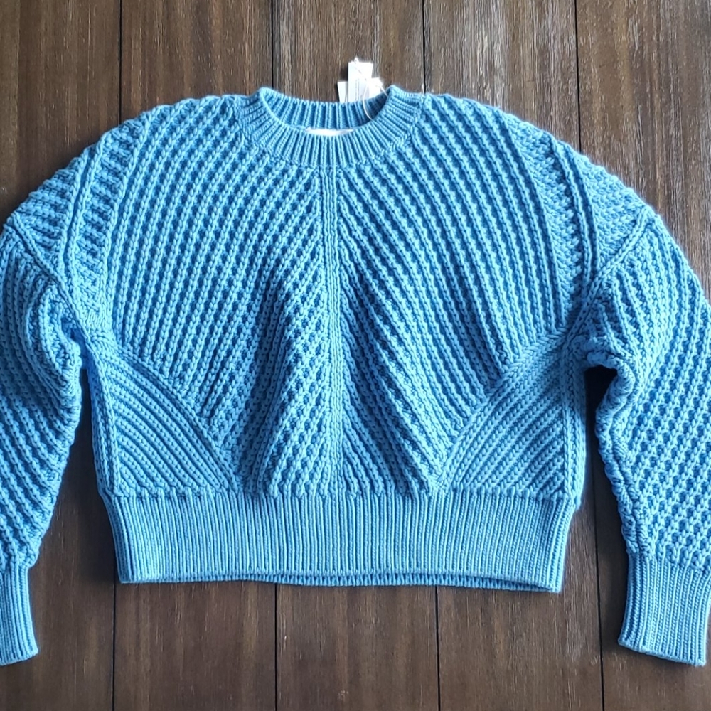 Vince Directional Ribbed Sweater
